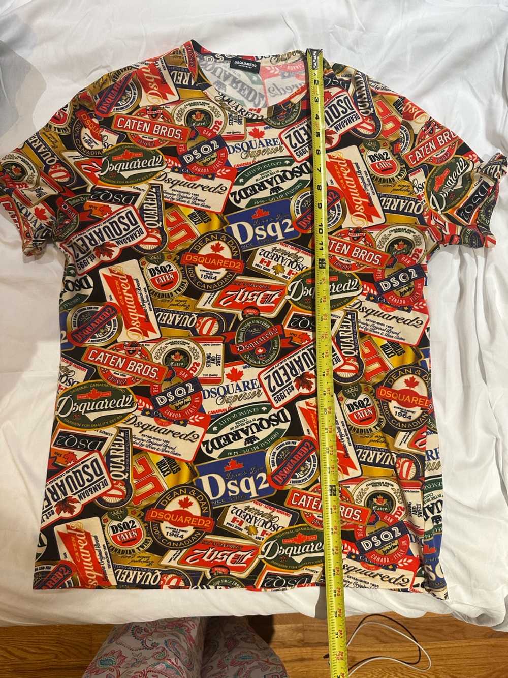 DSQUARED2 Multicolor Logo Patch Graphic Tee